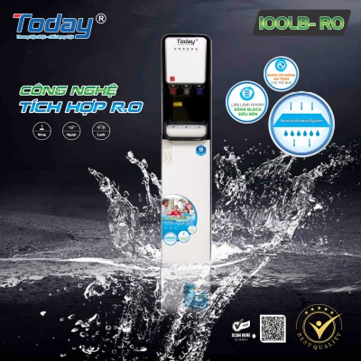 CÂY NƯỚC NÓNG LẠNH NGUỘI 3 VÒI TÍCH HỢP LỌC RO CAO CẤP NHÃN HIỆU TODAY MODEL 100LB